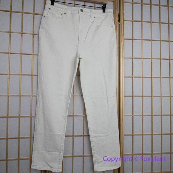 NEW Madewell The High-Rise Perfect Vintage Jean in Tile White, 30 - Picture 3 of 16